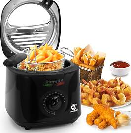 SUPERLEX Friteuse mit Fett 2L Elektrische 1300W