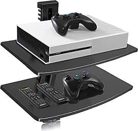 suptek 2 Floating Regal Multimedia Wandregal TV