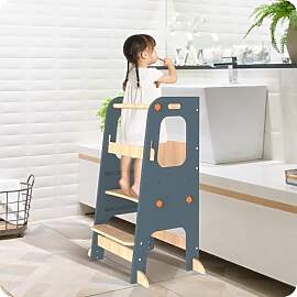 SUPTIDY Montessori-Lernturm aus Holz –