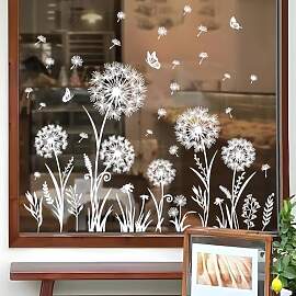 Supzone Fensterbilder Selbstklebend Groß