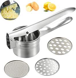 Surplex Kartoffelpresse aus Edelstahl,