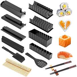 Sushi Making Kit mit 8 verschiedenen Formen und