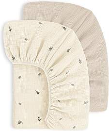 Susurration 100% Baumwolle Musselin-Spannbettlaken 