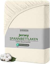 Svenson Jersey-Spannbettlaken aus Baumwolle -