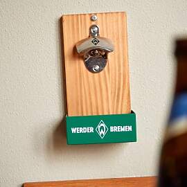 SV Werder Bremen Wandflaschenöffner Holz