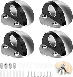 SWAWIS 4 Stück Magnetische Bodentürstopper,