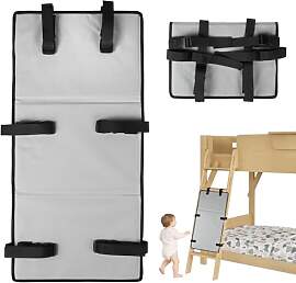 SWAWIS Grau Etagenbett Leiterabdeckung Faltbares,