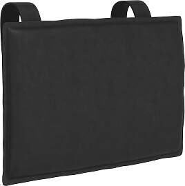 Swedese Lamino Nackenkissen Leder Schwarz 8175