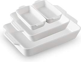 Sweejar Home Keramik-Backformen-Set mit 4