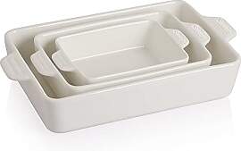 SWEEJAR Keramik Backformen Set, Rechteckige