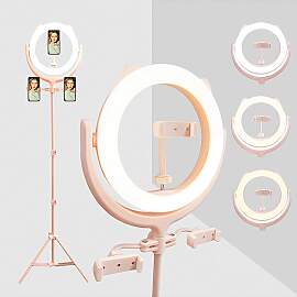 SWEET ACCESS - LED-Ringlicht-Stativ in Roségold