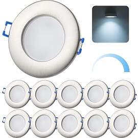 Sweet Led Einbaustrahler 230V IP44 Flach – 10er