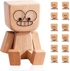 Swiftctrl Shaking Wooden Man Figur, Figur des