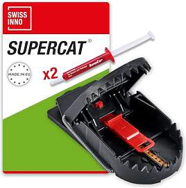 SWISSINNO Rattenfalle PRO SuperCat – 1 Falle + 2 