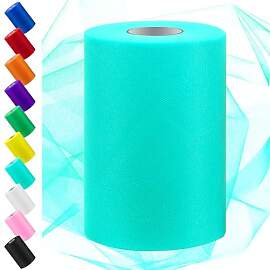 Swpeet 6 Zoll durch 100 Yards blaue Tüll Stoff