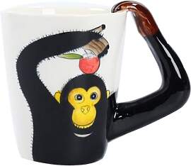 Swtgaah 3D Tiertasse Giraffe & Kuh, lustige