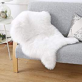 SXYHKJ Faux Lammfell Schaffell Teppich