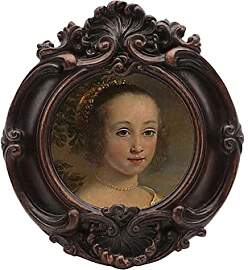 SYLVIA'S SHOP Bilderrahmen, klein, antik, 7,6 