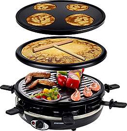 Syntrox Germany 4 in 1 Raclette Pancakemaker Grill 