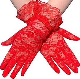 SYSUII Spitzen Handschuhe Damen,Vintage