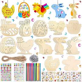 SZ Lucky Sheeps 324Pcs Ostern Basteln Kinder,