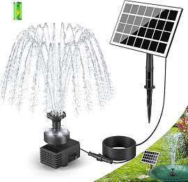 SZMP Solar Springbrunnen für außen 2025