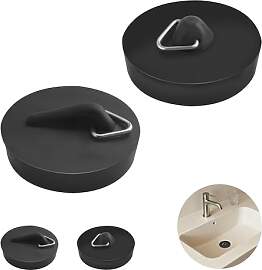 SZWLJ 4 Stück(4cm*2 & 4.5cm*2) Schwarze