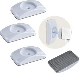 SZWLJ 4 Stück rechteckiger Wandschutz