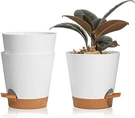 T4U 14cm Kunststoff Blumentopf mit