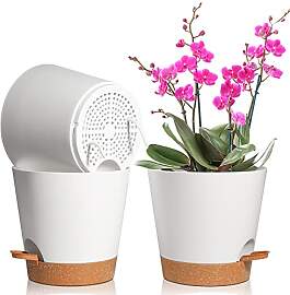 T4U 20cm Kunststoff Blumentopf mit