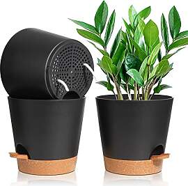 T4U 20cm Kunststoff Blumentopf mit