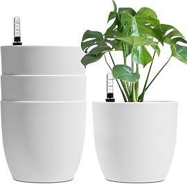 T4U 22cm Selbstwässernder Blumentopf mit