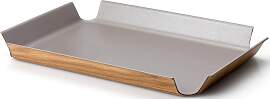 Tablett CONTINENTA, grau (taupe), B:29,5cm L:41cm, 