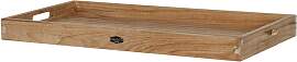 Tablett Turin aus Teakholz, klassisch, Natur,