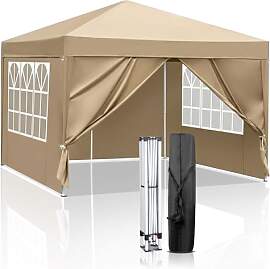 TactFire Pavillon 3x3 m,Faltpavillon,Wasserdicht