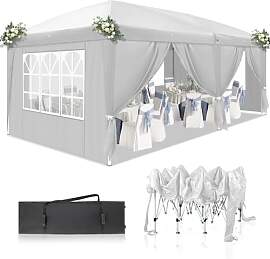 TactFire Pavillon 3x6 m,Faltpavillon,Wasserdicht
