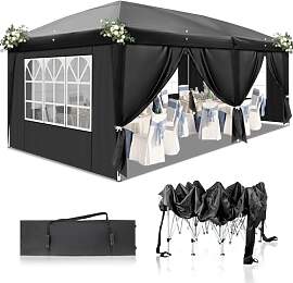 TactFire Pavillon 3x6 m,Faltpavillon,Wasserdicht