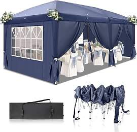 TactFire Pavillon 3x6 m,Faltpavillon,Wasserdicht