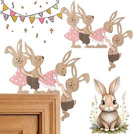 Taechalingo Türrahmen Deko Ostern,Lustige