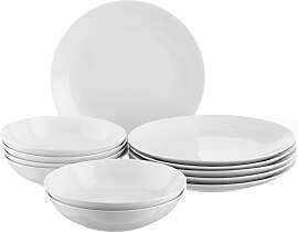 Tafelservice OTTO HOME "Alff", weiß,