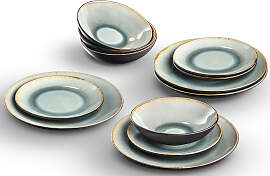 Tafelservice OTTO HOME "Leelani", grau,