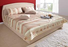 Tagesdecke, beige, B:235cm L:225cm, Polyester,