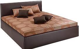 Tagesdecke, braun, B:210cm L:220cm, Polyester,