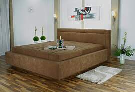 Tagesdecke, braun, B:230cm L:220cm, Polyester,