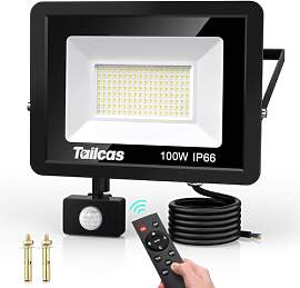 Tailcas LED Strahler mit Bewegungsmelder Außen