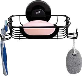 TAILI Dusche Seifenschale mit Haken, Saugnapf