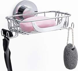 TAILI Dusche Seifenschale mit Haken, Saugnapf