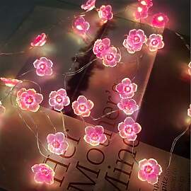 TaimeiMao Lichterkette Kirschblüten 2m 20 LED