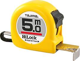 Tajima Bandmaß Hi Lock (Länge 5 m, Breite 16 mm, 