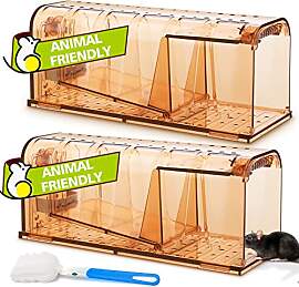 TAKRINK Mausefalle Lebend 2er Set Tierfreundlich